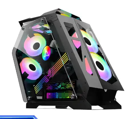 TitanForge X1™ – Full-Size ATX Gaming PC Case in Black
