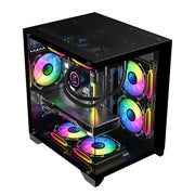 AOC CG391B SeaView™ Edition – M-ATX Gaming PC Case with 240mm Water Cooling & 7 Fan Slots