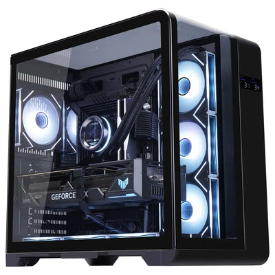 Guardian – Black Tempered Glass Gaming Case