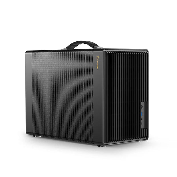 PowerTrain™ P40 CompactForce – M-ATX/ITX Portable PC Case with ATX/SFX PSU Support & USB 3.0 Desktop Mini Chassis