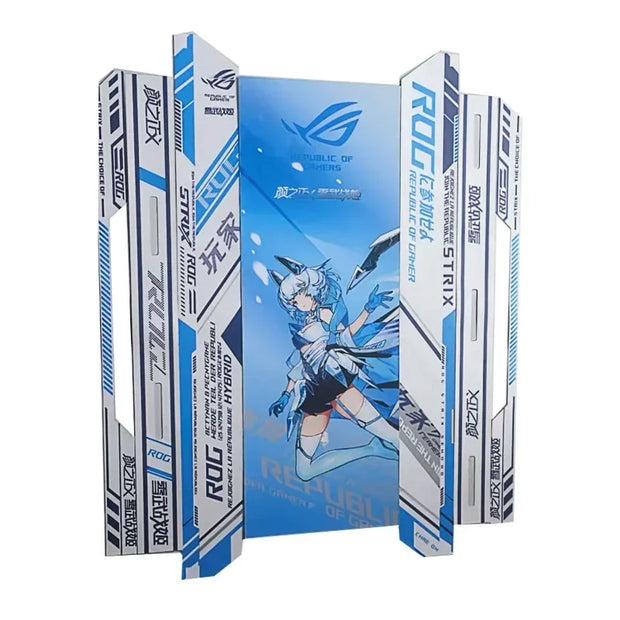 MODSkin™ Anime Frame Stickers – Custom DIY Vinyl Decals for ASUS ROG Helios GX601 Gaming Case