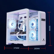 Guardian – Black Tempered Glass Gaming Case