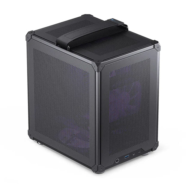 JONSBO C6 MeshMini™ – Portable M-ATX/ITX PC Case with USB-C, ATX PSU Support & 255mm GPU Clearance