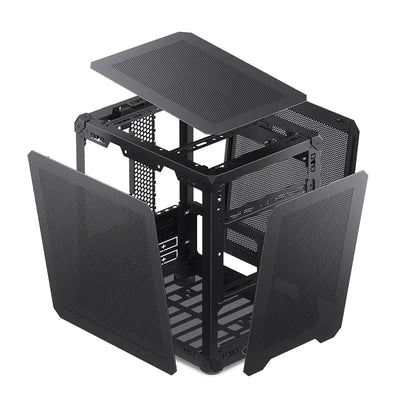 JONSBO C6 MeshMini™ – Portable M-ATX/ITX PC Case with USB-C, ATX PSU Support & 255mm GPU Clearance