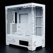 VALKYRIE VK03™ – ATX Gaming PC Case with 6.2" Touchscreen, 270° Sea View Glass & 360mm Water Cooling Support