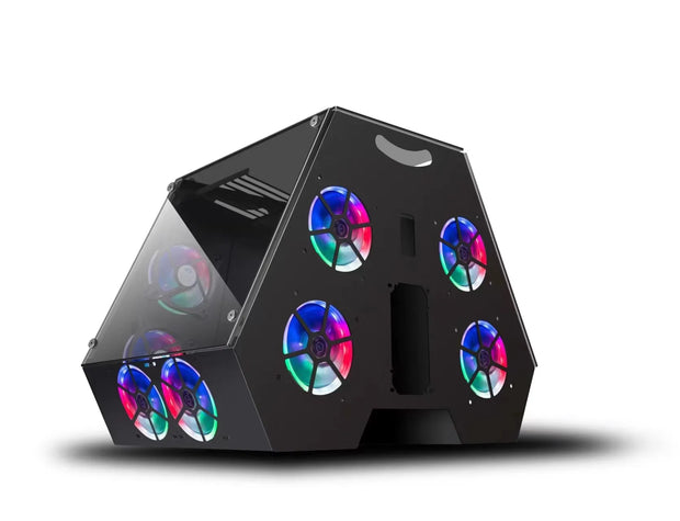 Gladiator OpenCore™ – E-Sports Water-Cooled Gaming Chassis with Tempered Glass Side Panel & Open-Frame Design