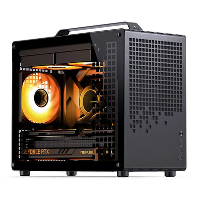 JONSBO Z20 CarryCore™ – 20L Compact ATX/M-ATX PC Case with Detachable Handle, USB Type-C & 163mm GPU Support