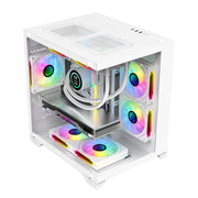 AOC CG391B SeaView™ Edition – M-ATX Gaming PC Case with 240mm Water Cooling & 7 Fan Slots
