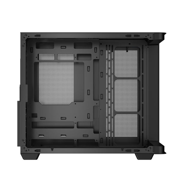 AOC CG455 SeaviewX™ – Black ATX Gaming PC Case with Integrated Curved Glass, 10 Fan Mounts & 360mm Water Cooling Support