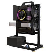 MODMaster™ ATX Open Frame DIY PC Case – Aluminum Gaming Tower for ITX/M-ATX/ATX/E-ATX Motherboards