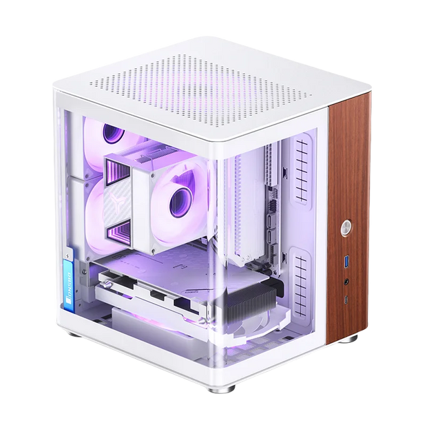 JONSBO TK-0 MiniSea™ – ITX Glass Gaming Case with Sea View Design & SFX Power Support