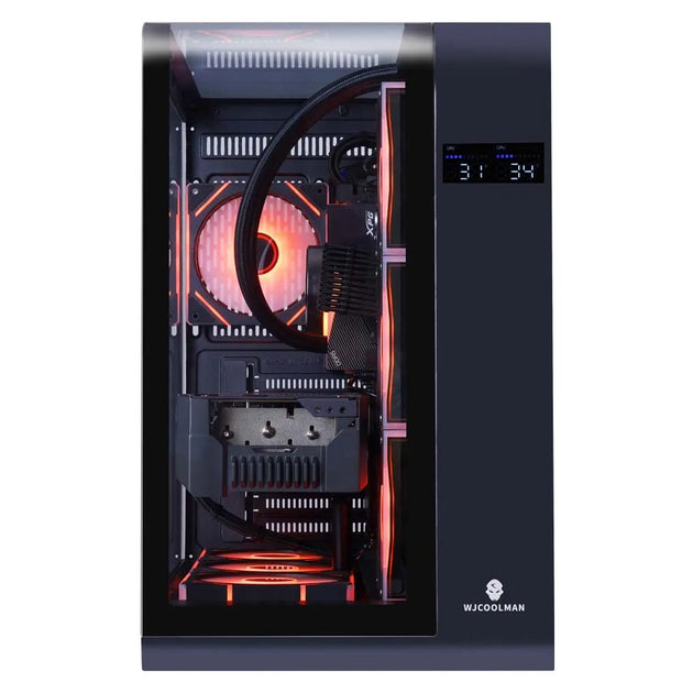 Guardian – Black Tempered Glass Gaming Case
