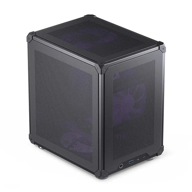 JONSBO C6 MeshMini™ – Portable M-ATX/ITX PC Case with USB-C, ATX PSU Support & 255mm GPU Clearance