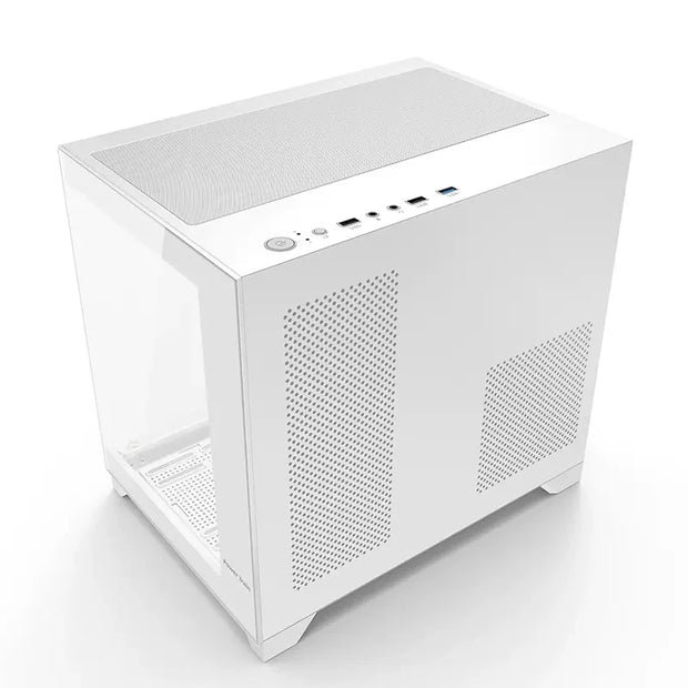 PowerTrain™ Coloured Glaze – 270° Sea View Glass PC Case with 240mm Water Cooling Support