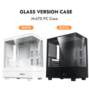 Darkflash™ AeroMesh – Glass Panel Gaming Case with 240mm AIO Support, USB 3.0, Mini-ITX / M-ATX Compatible