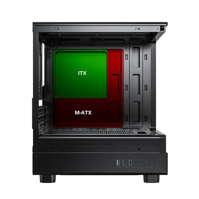 Darkflash™ AeroMesh – Glass Panel Gaming Case with 240mm AIO Support, USB 3.0, Mini-ITX / M-ATX Compatible