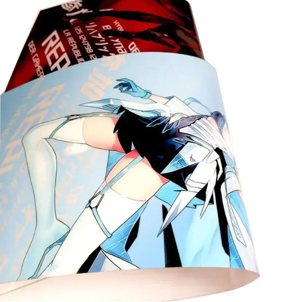 MODSkin™ Anime Frame Stickers – Custom DIY Vinyl Decals for ASUS ROG Helios GX601 Gaming Case