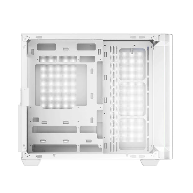 AOC CG455 SeaviewX™ – Black ATX Gaming PC Case with Integrated Curved Glass, 10 Fan Mounts & 360mm Water Cooling Support