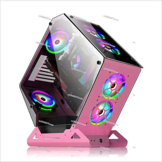 Gladiator OpenCore™ – E-Sports Water-Cooled Gaming Chassis with Tempered Glass Side Panel & Open-Frame Design