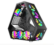 Gladiator OpenCore™ – E-Sports Water-Cooled Gaming Chassis with Tempered Glass Side Panel & Open-Frame Design