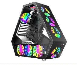 Gladiator OpenCore™ – E-Sports Water-Cooled Gaming Chassis with Tempered Glass Side Panel & Open-Frame Design