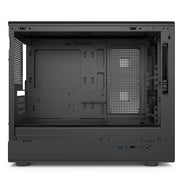 PowerTrain™ N1 VertiGlass M-ATX Gaming Case – Vertical Glass Side, 360mm AIO Support, 420mm GPU Clearance