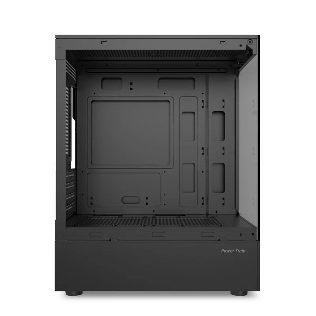 Power Train Illusionary Realm™ – M-ATX/ITX Seaview Gaming PC Case with Side Transparent Panel & 240mm Water Cooling Support