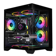 AOC CG391B SeaView™ Edition – M-ATX Gaming PC Case with 240mm Water Cooling & 7 Fan Slots