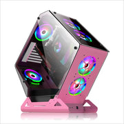 Gladiator OpenCore™ – E-Sports Water-Cooled Gaming Chassis with Tempered Glass Side Panel & Open-Frame Design